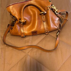 Dooney & Bourke Tan Leather Shoulder Bag